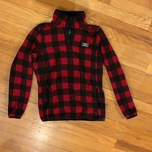 LL Bean Buffalo Plaid XS Pullover